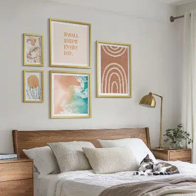 Tableau de décoration murale motifs végétaux élégants