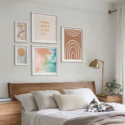 Tableau de décoration murale motifs végétaux élégants