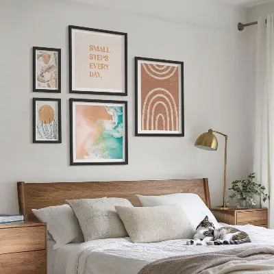 Tableau de décoration murale motifs végétaux élégants