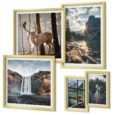 Tableau de décoration murale Paysages, nature, cascades, faune