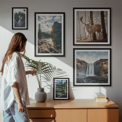 Tableau de décoration murale Paysages, nature, cascades, faune