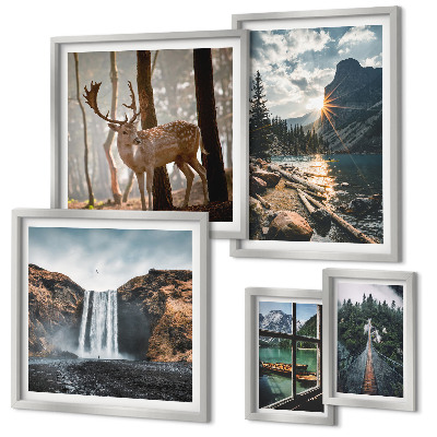 Tableau de décoration murale Paysages, nature, cascades, faune