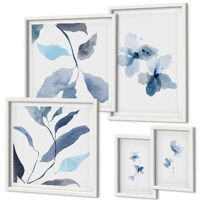 Tableau de décoration murale Fleurs aquarelles élégantes