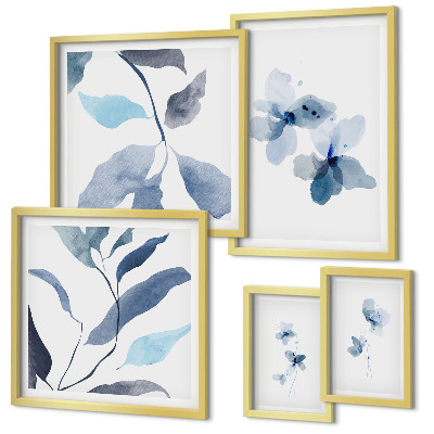 Tableau de décoration murale Fleurs aquarelles élégantes