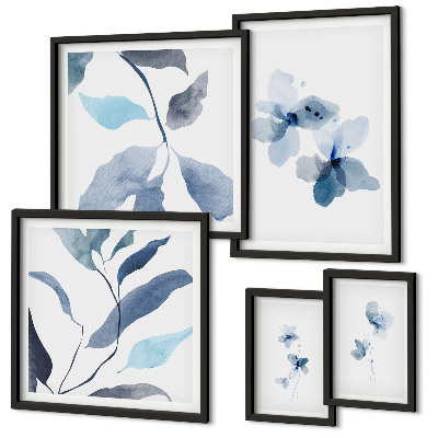Tableau de décoration murale Fleurs aquarelles élégantes
