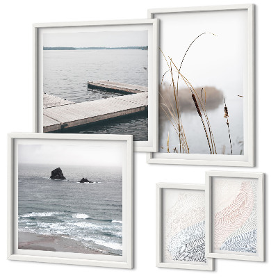 Tableau de décoration murale Paysages marins minimalistes