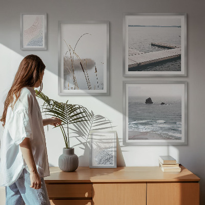Tableau de décoration murale Paysages marins minimalistes