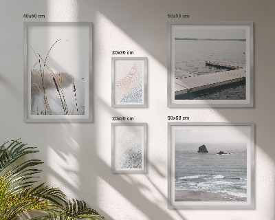 Tableau de décoration murale Paysages marins minimalistes