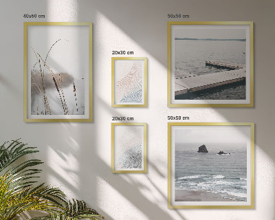 Tableau de décoration murale Paysages marins minimalistes