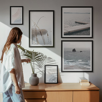 Tableau de décoration murale Paysages marins minimalistes