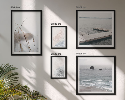 Tableau de décoration murale Paysages marins minimalistes