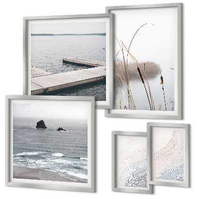 Tableau de décoration murale Paysages marins minimalistes