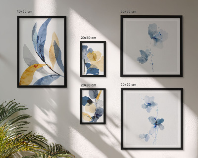 Tableau de décoration murale Motifs végétaux dans les intérieurs pastel
