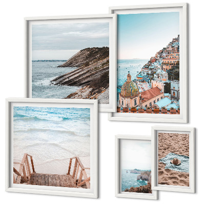 Tableau de décoration murale Villes italiennes, plages, détente