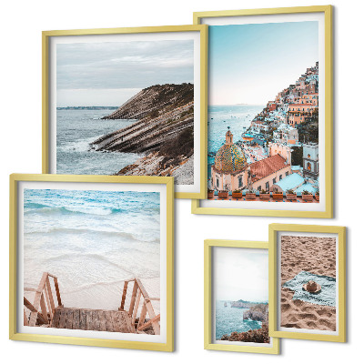 Tableau de décoration murale Villes italiennes, plages, détente