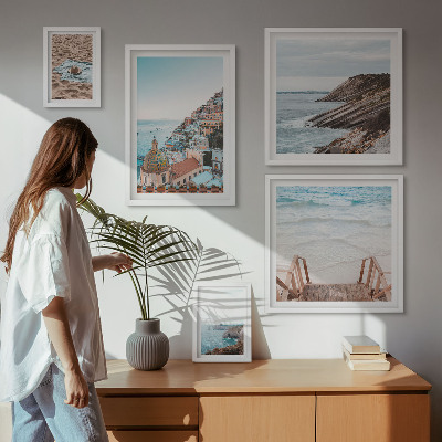 Tableau de décoration murale Villes italiennes, plages, détente
