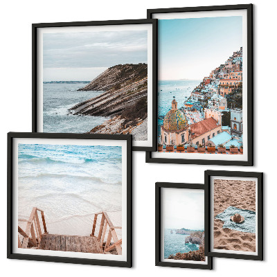 Tableau de décoration murale Villes italiennes, plages, détente