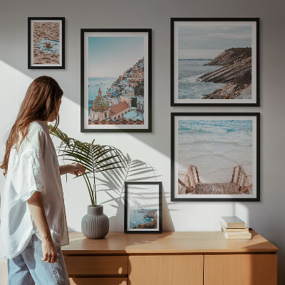 Tableau de décoration murale Villes italiennes, plages, détente