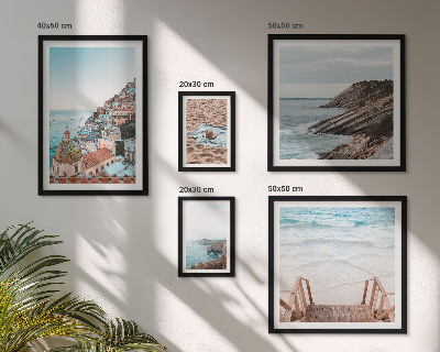 Tableau de décoration murale Villes italiennes, plages, détente