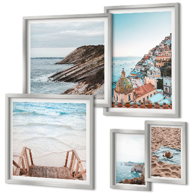 Tableau de décoration murale Villes italiennes, plages, détente