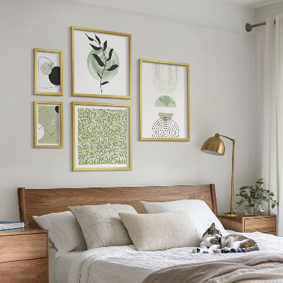 Tableau de décoration murale Plantes géométriques abstraites