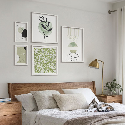 Tableau de décoration murale Plantes géométriques abstraites