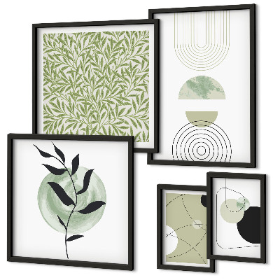 Tableau de décoration murale Plantes géométriques abstraites
