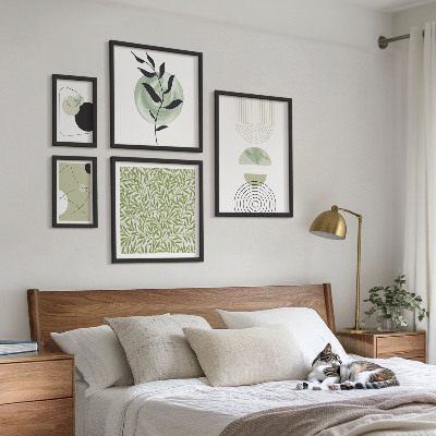 Tableau de décoration murale Plantes géométriques abstraites