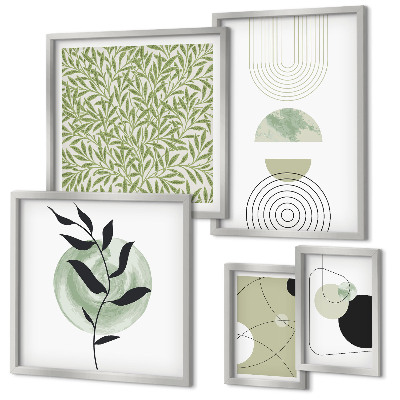 Tableau de décoration murale Plantes géométriques abstraites
