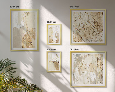Ensemble de 5 tableaux Textures modernes abstraites