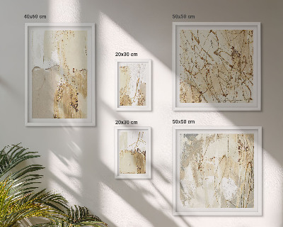 Ensemble de 5 tableaux Textures modernes abstraites