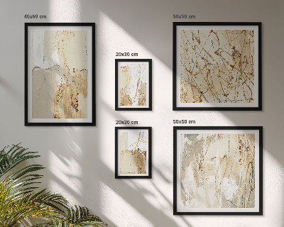 Ensemble de 5 tableaux Textures modernes abstraites