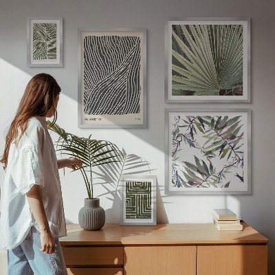 Tableau de décoration murale Motifs végétaux minimalistes