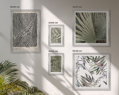 Tableau de décoration murale Motifs végétaux minimalistes