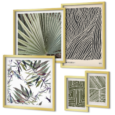 Tableau de décoration murale Motifs végétaux minimalistes