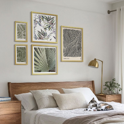 Tableau de décoration murale Motifs végétaux minimalistes