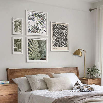 Tableau de décoration murale Motifs végétaux minimalistes