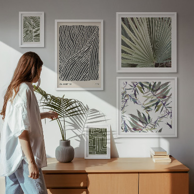 Tableau de décoration murale Motifs végétaux minimalistes