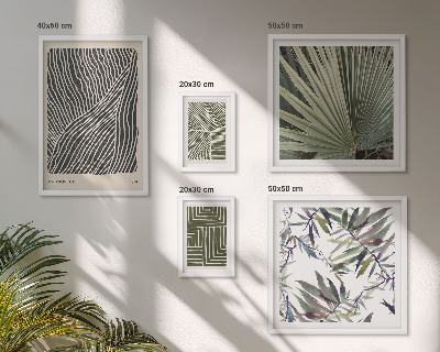 Tableau de décoration murale Motifs végétaux minimalistes