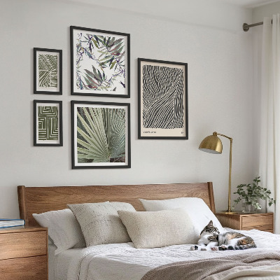Tableau de décoration murale Motifs végétaux minimalistes