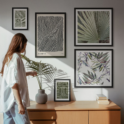 Tableau de décoration murale Motifs végétaux minimalistes