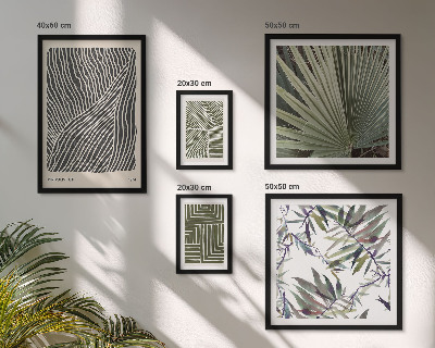 Tableau de décoration murale Motifs végétaux minimalistes