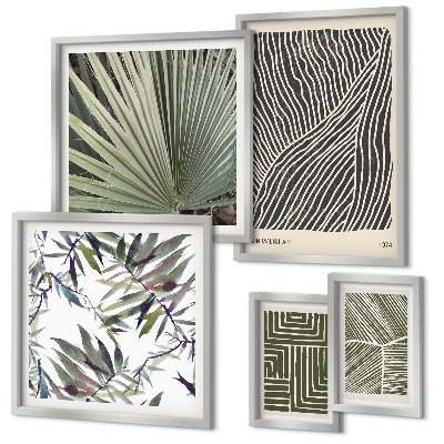 Tableau de décoration murale Motifs végétaux minimalistes
