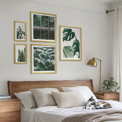Ensemble de 5 tableaux Inspirations végétales tropicales
