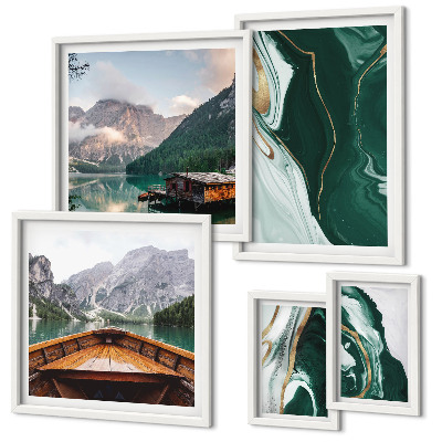 Tableau de décoration murale Paysages verdoyants, eau, montagnes