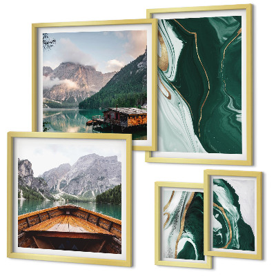 Tableau de décoration murale Paysages verdoyants, eau, montagnes