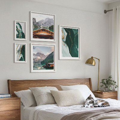 Tableau de décoration murale Paysages verdoyants, eau, montagnes