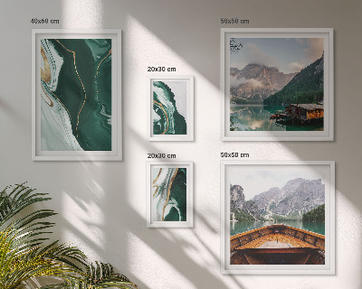 Tableau de décoration murale Paysages verdoyants, eau, montagnes