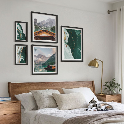 Tableau de décoration murale Paysages verdoyants, eau, montagnes