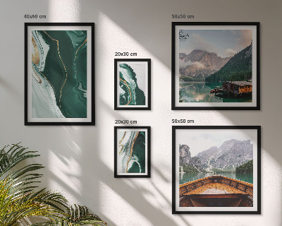 Tableau de décoration murale Paysages verdoyants, eau, montagnes